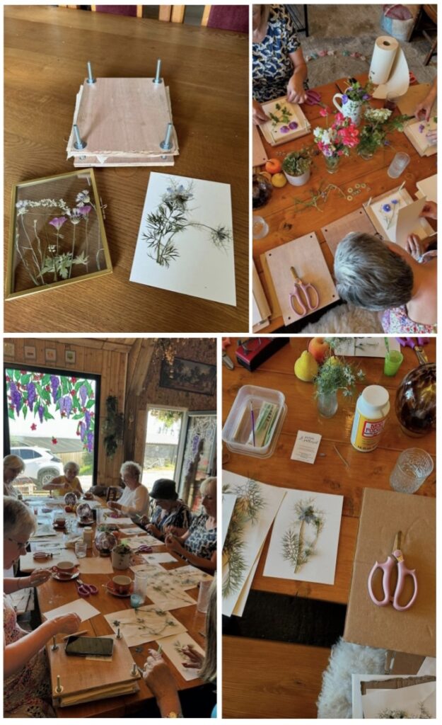 Flower pressing workshop